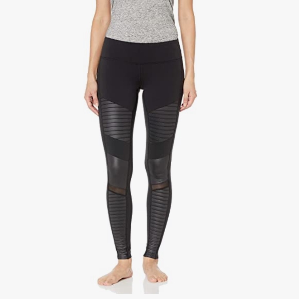 Alo Yoga Women's Moto Legging in Black